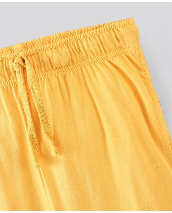 Pine Kids Cotton Full Sleeves Biowashed Night Suit Ombre Print - Yellow