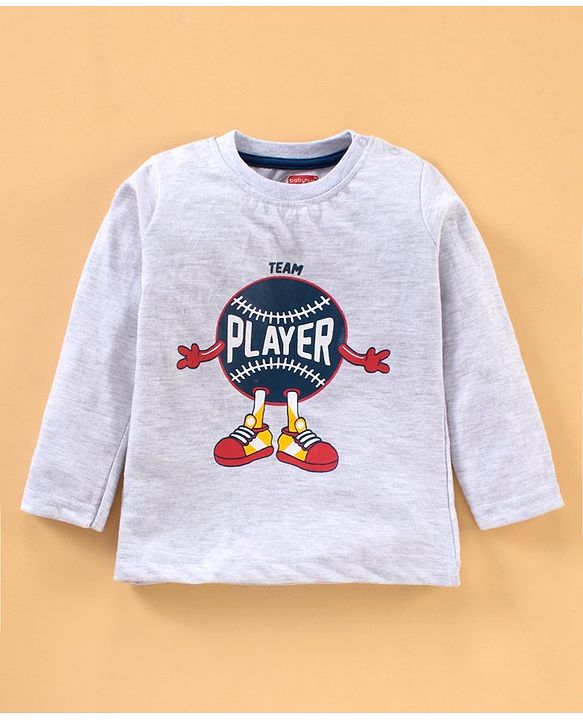 Babyhug Cotton Knit Full Sleeves T-Shirts Multi Print & Stripes Pack of 3 - Multicolour