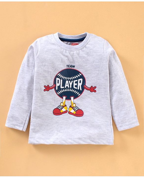 Babyhug Cotton Knit Full Sleeves T-Shirts Multi Print & Stripes Pack of 3 - Multicolour