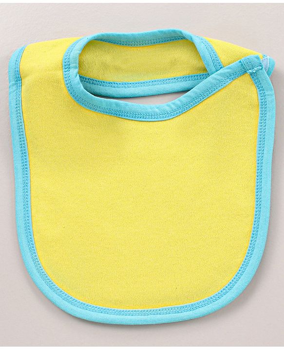 Babyhug Bib Dino Patch - Yellow