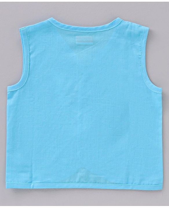 Babyhug Cotton Sleeveless Jhablas Multi Print Pack Of 5 - Multicolor