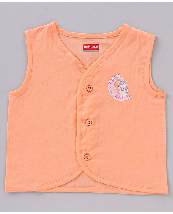 Babyhug Cotton Sleeveless Jhablas Multi Print Pack Of 5 - Multicolor
