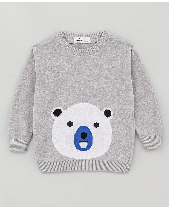 Bear face sweater best sale