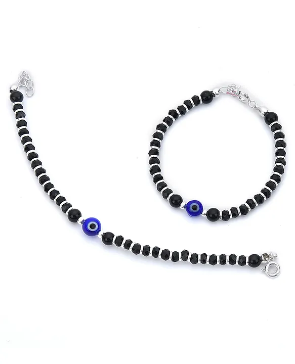 Buy Rose Quartz & Evil Eye Bracelet with Buddha and Angel Wings Charm  Online in India - Mypoojabox.in