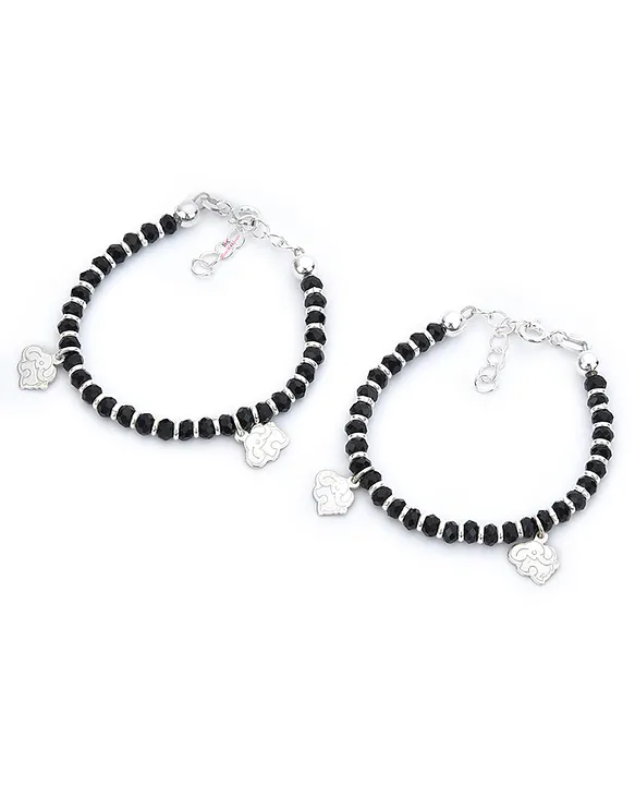 New Black Cristal Moti Bracelet For Girls-chantamquoc.vn