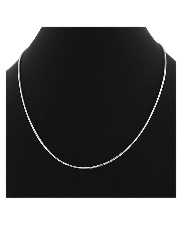 925 Sterling Silver 1mm Snake Chain Necklace, 16” to 30”, with Lobster  Clasp, for Women, Girls, Unisex - Walmart.com