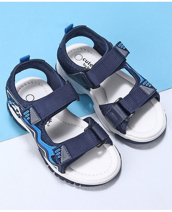 Cute Walk by Babyhug Casual Sandals With Velcro Closure - Blue