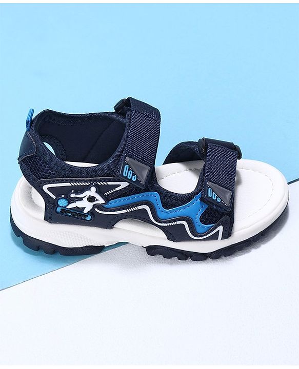Cute Walk by Babyhug Casual Sandals With Velcro Closure - Blue
