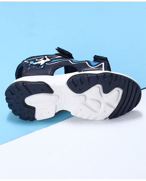 Cute Walk by Babyhug Casual Sandals With Velcro Closure - Blue