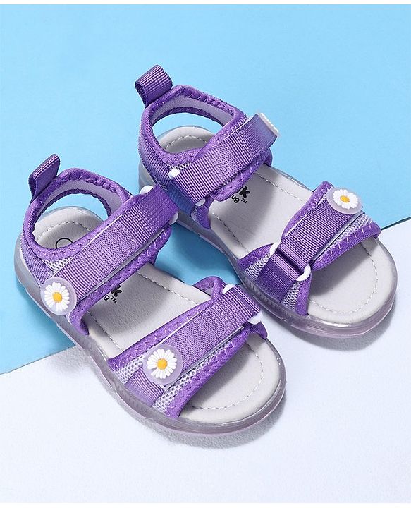 Cute Walk by Babyhug Casual Sandals With Velcro Closure - Rose Red