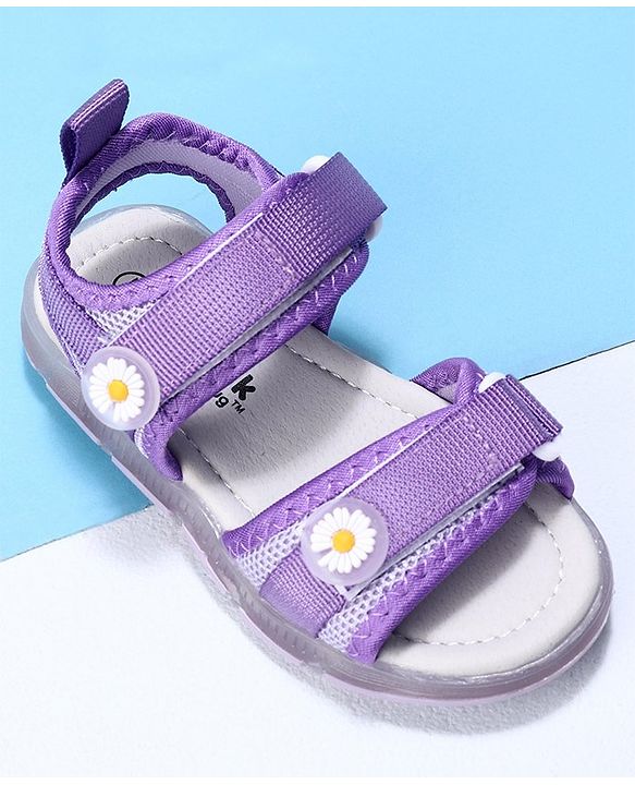 Cute Walk by Babyhug Casual Sandals With Velcro Closure - Rose Red