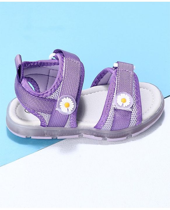 Cute Walk by Babyhug Casual Sandals With Velcro Closure - Rose Red