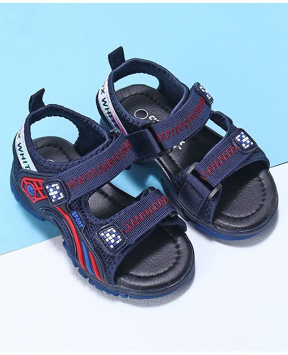 Cute Walk by Babyhug Casual Sandals With Velcro Closure - Blue
