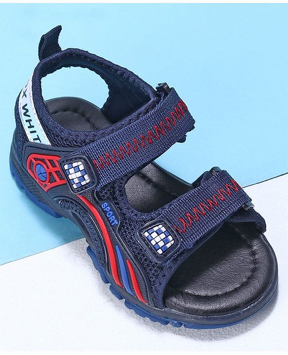 Cute Walk by Babyhug Casual Sandals With Velcro Closure - Blue