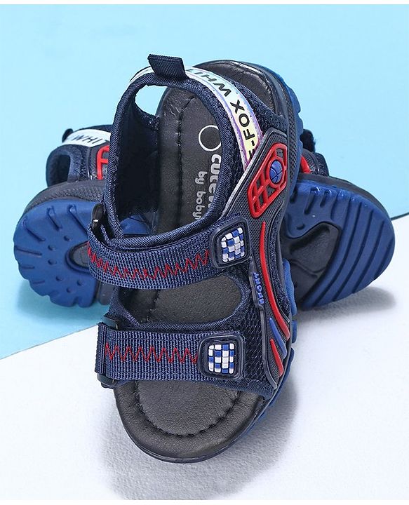 Cute Walk by Babyhug Casual Sandals With Velcro Closure - Blue