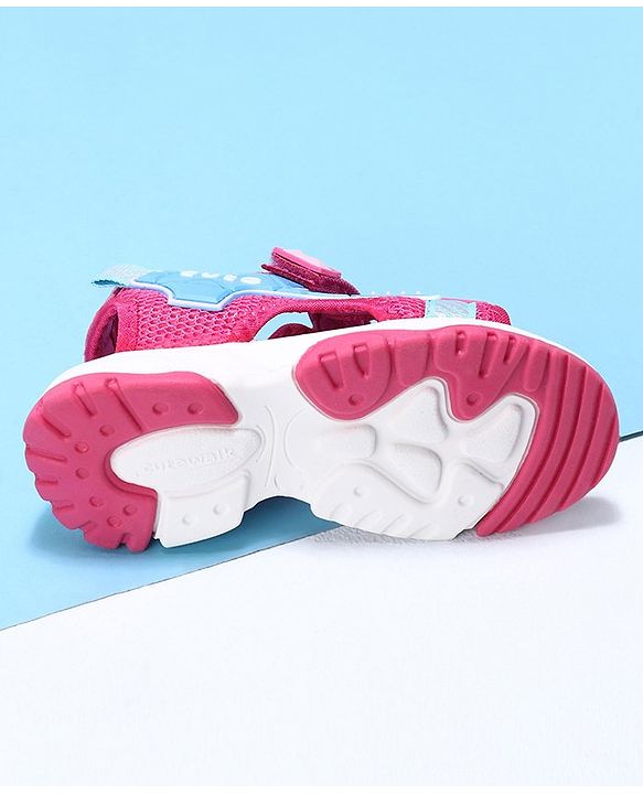 Cute Walk by Babyhug Velcro Sandals - Black