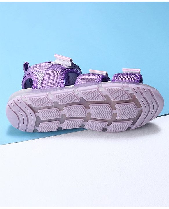 Cute Walk by Babyhug Velcro Sandals - Purple