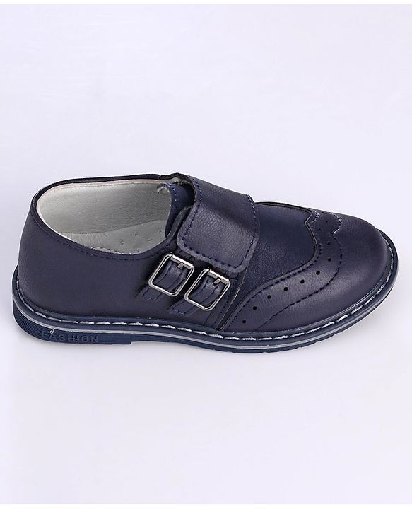 Cute Walk by Babyhug Buckle Closure Formal Shoes - Blue