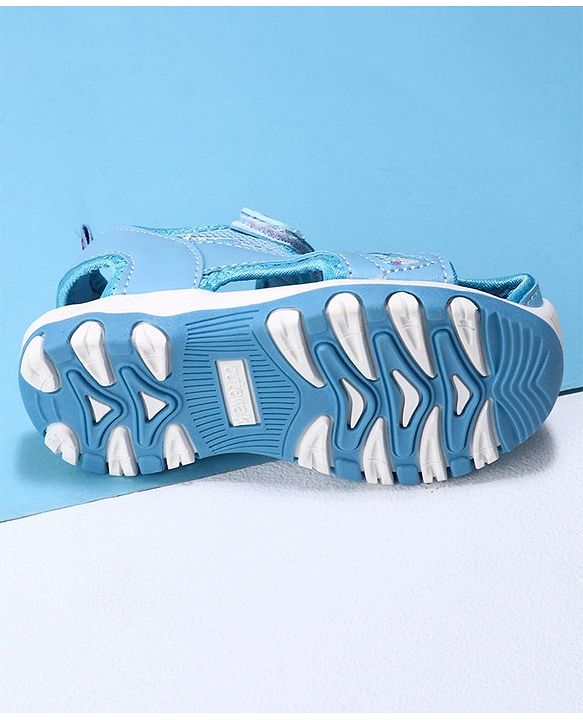 Cute Walk by Babyhug Velcro Sandals - Blue