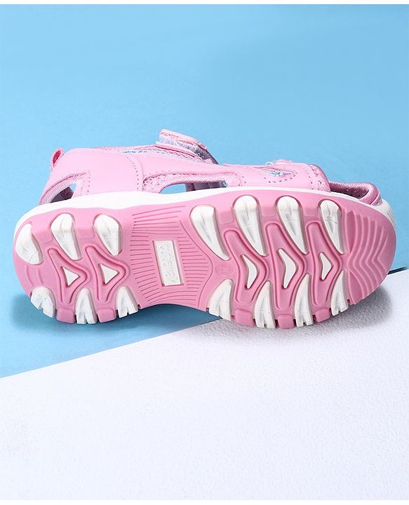 Cute Walk by Babyhug Velcro Sandals - Pink