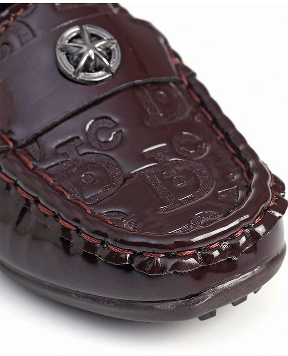 Cute Walk by Babyhug Slip On Party Wear Shoes - Brown
