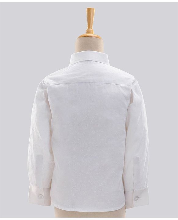 Babyhug Full Sleeves 5 Pcs Party Suit In Jacquard Blazer Waist Coat & Stretch Fit Pants - Wine