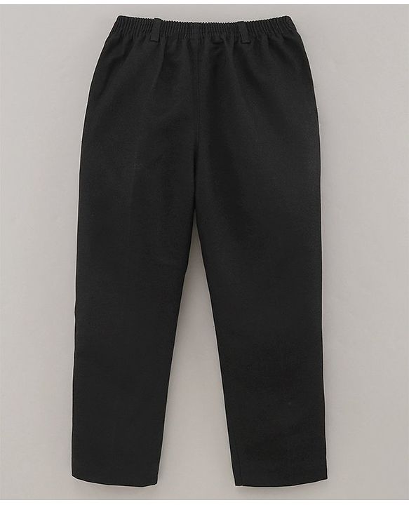 Babyhug Full Sleeves Classic Stretch Fit Party Suit Bow - Black