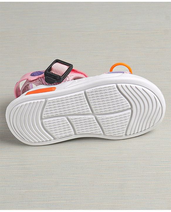 Cute Walk by Babyhug Sandals With Velcro Closure - Light Pink