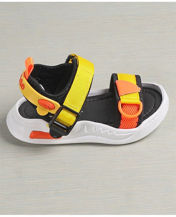 Cute Walk by Babyhug Sandals With Velcro Closure - Yellow