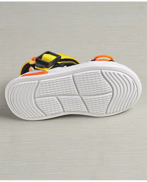 Cute Walk by Babyhug Sandals With Velcro Closure - Yellow