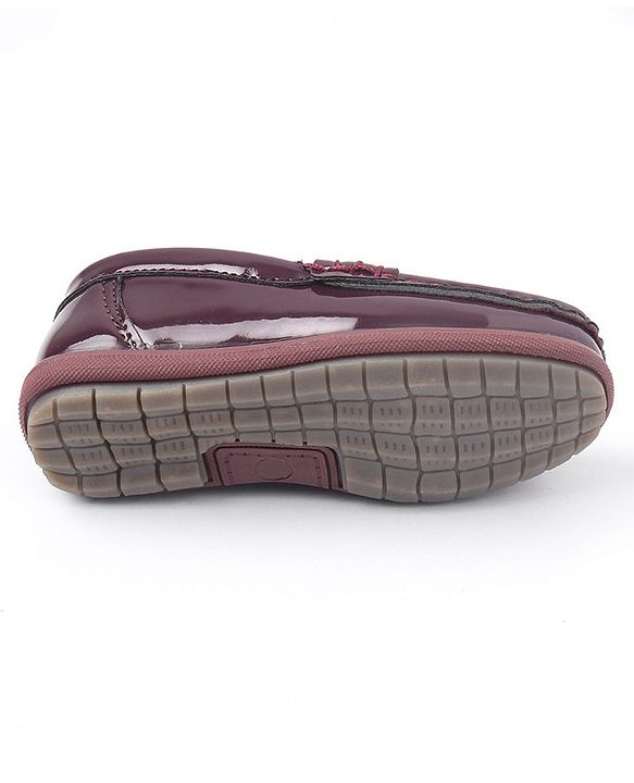 Cute Walk by Babyhug Slip On Formal Shoes - Wine
