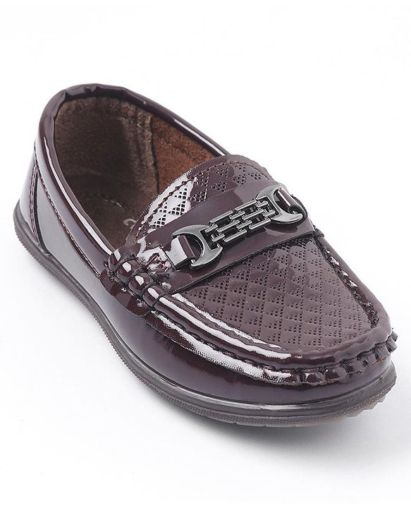 Cute Walk by Babyhug Slip On Formal Shoes - Coffee