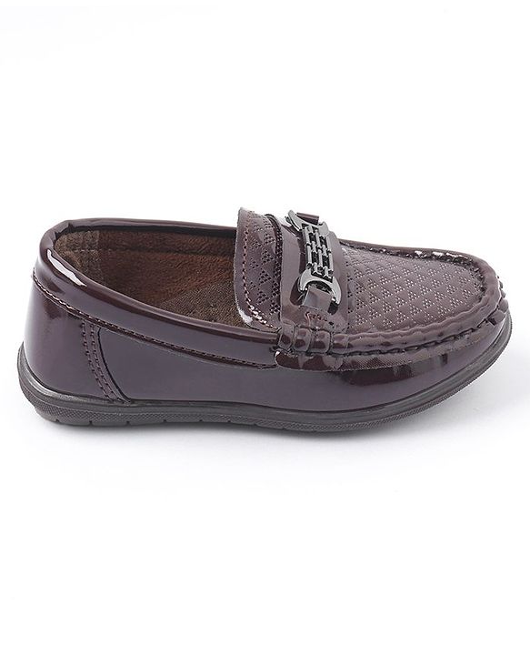 Cute Walk by Babyhug Slip On Formal Shoes - Coffee