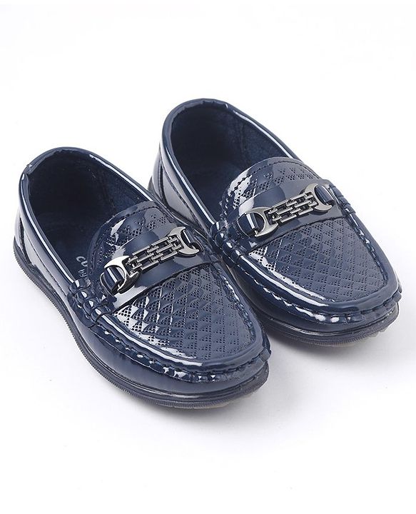 Cute Walk by Babyhug Slip On Formal Shoes - Navy