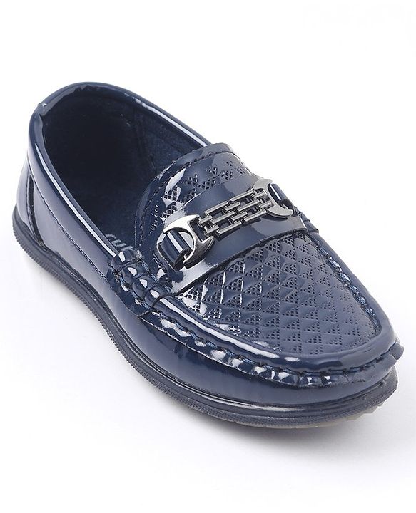 Cute Walk by Babyhug Slip On Formal Shoes - Navy