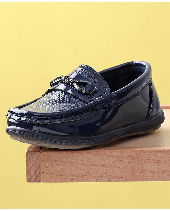 Cute Walk by Babyhug Slip On Party Wear Shoes - Navy