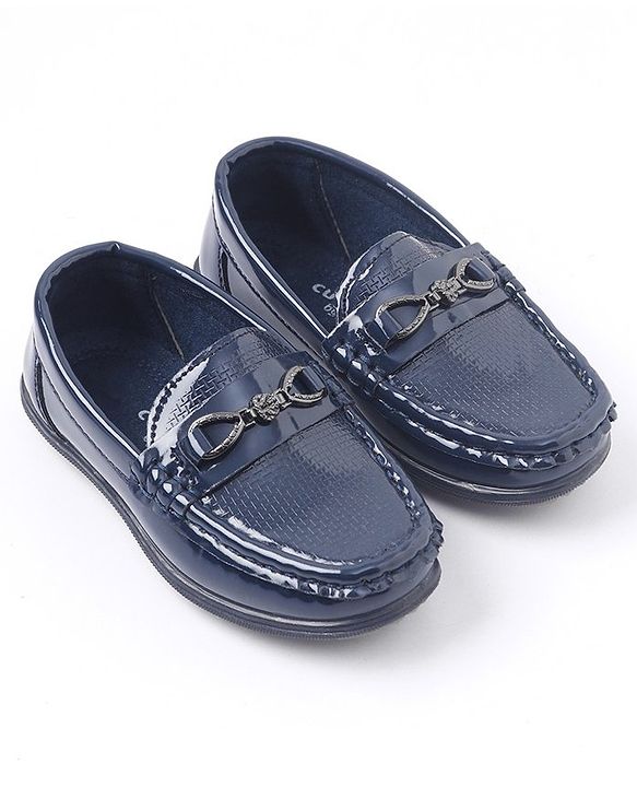 Cute Walk by Babyhug Slip On Party Wear Shoes - Navy