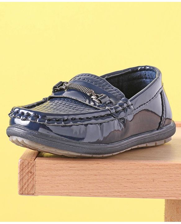 Cute Walk by Babyhug Formal Shoes - Navy Blue