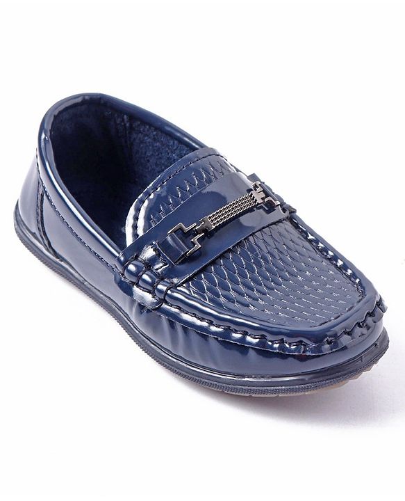 Cute Walk by Babyhug Formal Shoes - Navy Blue