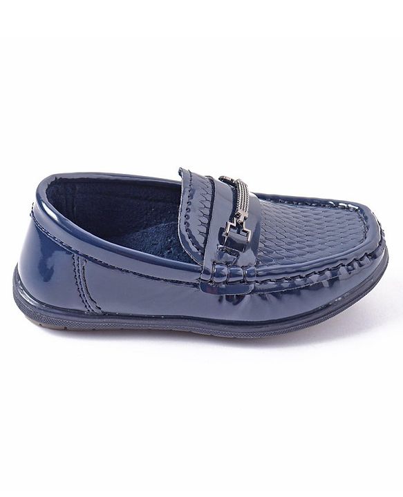 Cute Walk by Babyhug Formal Shoes - Navy Blue