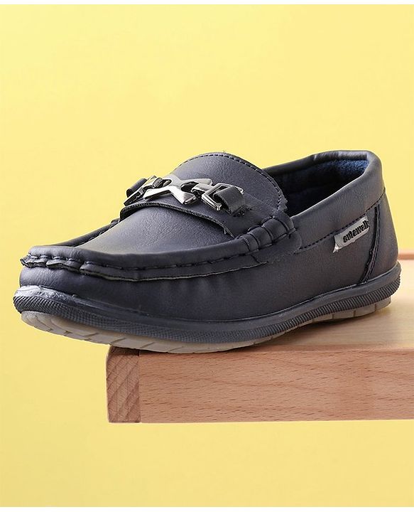 Cute Walk by Babyhug Formal & Party Wear Slip-On Shoes - Navy