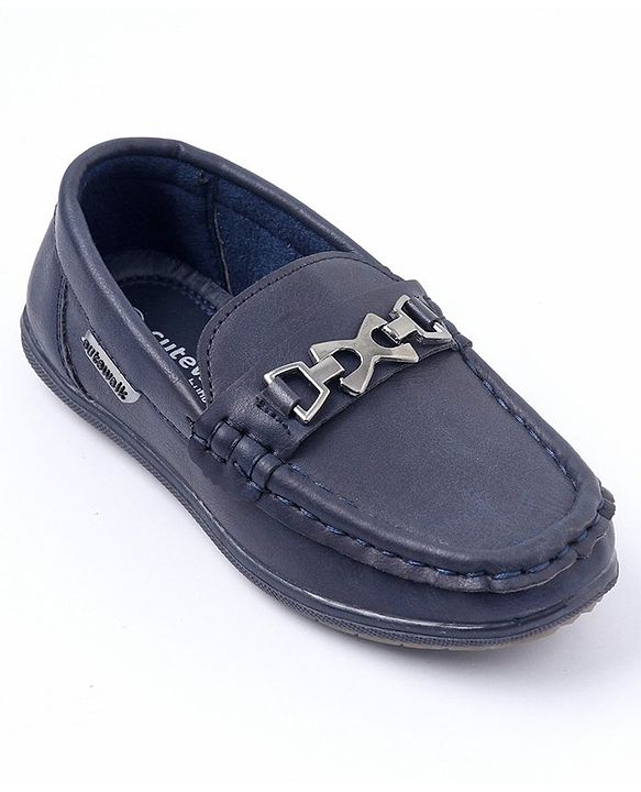 Cute Walk by Babyhug Formal & Party Wear Slip-On Shoes - Navy