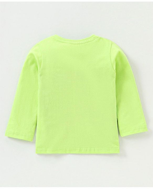 Babyhug Cotton Full Sleeves T-Shirt Striped Pack of 5 - Green & Blue