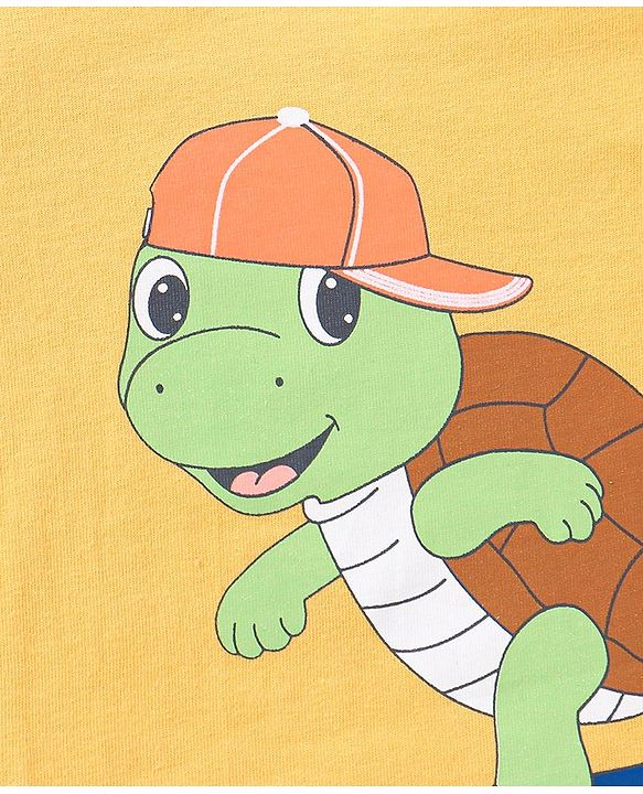 Babyhug Cotton Full Sleeves T-Shirt Striped Pack of 5 - Green & Blue