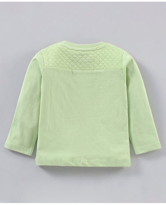 Babyhug Cotton Full Sleeves T-Shirt Multiprint- Green