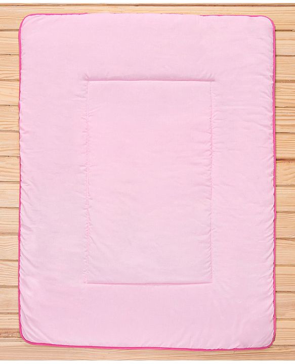 Babyhug Cotton Quilt Jungle Print - Pink