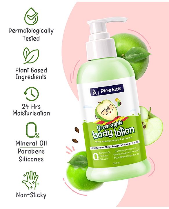 Pine Kids Green Apple Body Lotion- 250 ml
