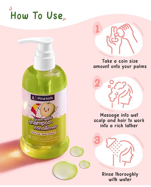 Pine Kids Orange Shampoo & Conditioner - 250 ml