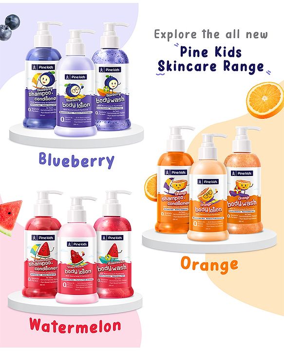 Pine Kids Orange Shampoo & Conditioner - 250 ml