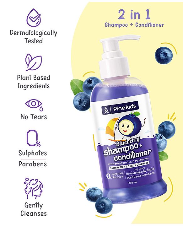 Pine Kids Orange Shampoo & Conditioner - 250 ml